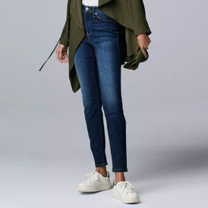 Women's Simply Vera Vera Wang Stretch High-Waisted Skinny Jeans Size 4